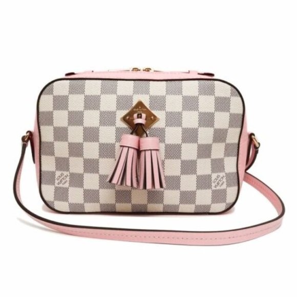 Saintonge Shoulder Bags Diagonal Hanging Damier Azure - Picture 1 of 9